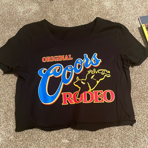 Original Coors Rodeo Cropped Shirt - Picture 1 of 2